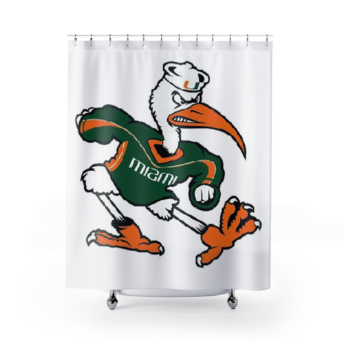 Miami Hurricanes Shower Curtains