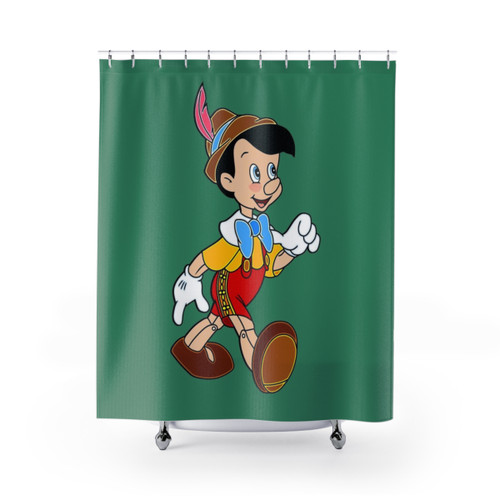Pinocchio Themed Shower Curtain