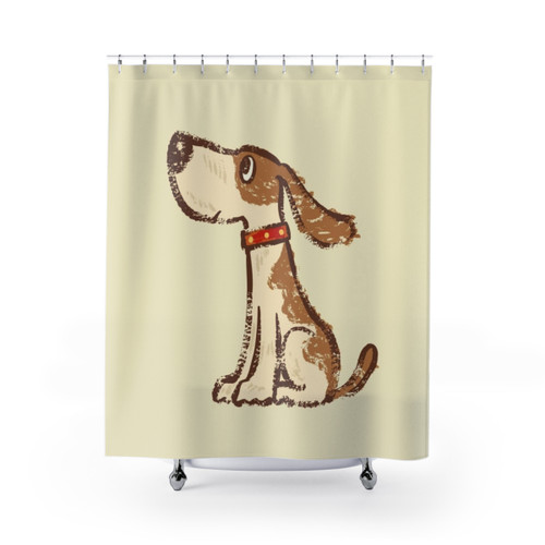 Hound Dog Shower Curtain