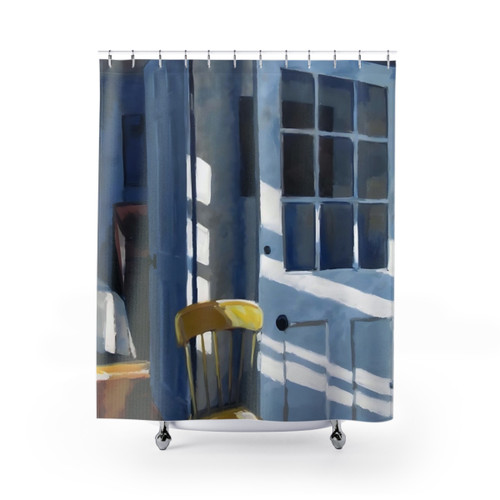 Edward Hopper Themed Shower Curtain
