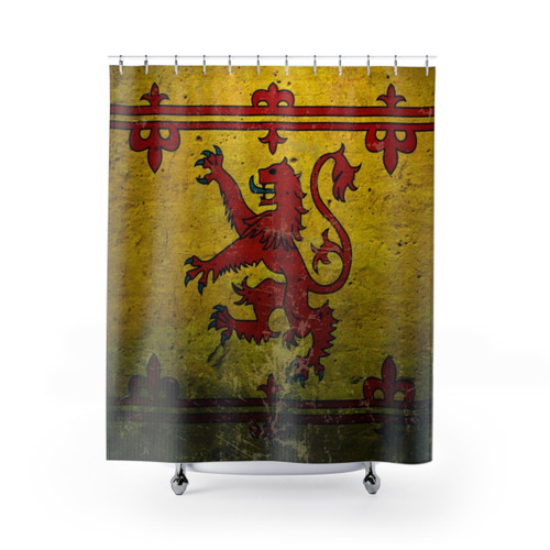 Rampant Lion Scottish Shower Curtain