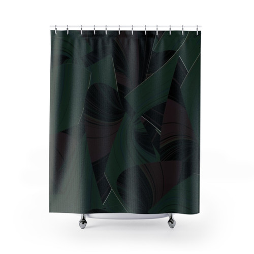Colorful Swirl Shower Curtain