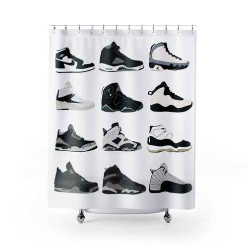 Jordan Pack Shower Curtains for Bathroom Decor
