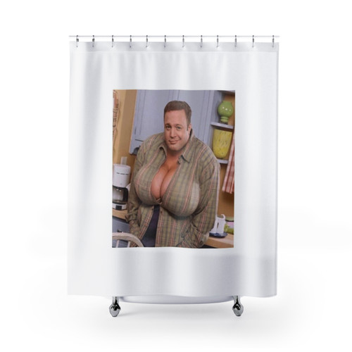 Kevin James Meme Shower Curtains