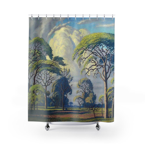 Pierneef Collection African Landscape Shower Curtain