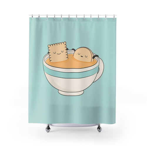 Relaxing Shower Curtains with Cartoon Design