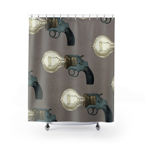 Retro Tariff Deficit Shower Curtains