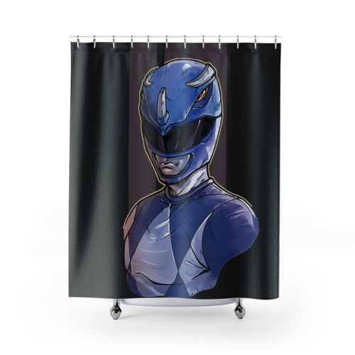 Power Rangers Themed Shower Curtain