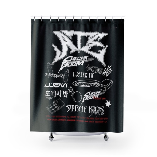 Stray Kids Kpop Band Logo Shower Curtain