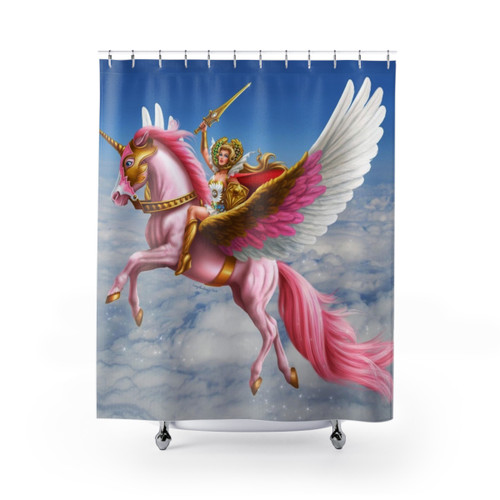 She-Ra and Swiftwind Magical Fantasy Shower Curtains
