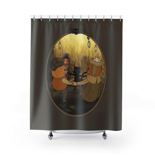 Over the Garden Wall Dancing Time Shower Curtains