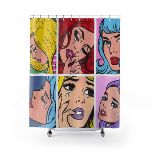 Pop Art Comic Shower Curtains
