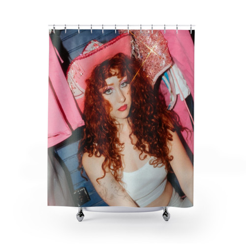 Colorful rainbow design kids shower curtain