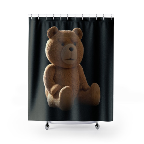 Ted Themed Shower Curtain for Bathroom Decor