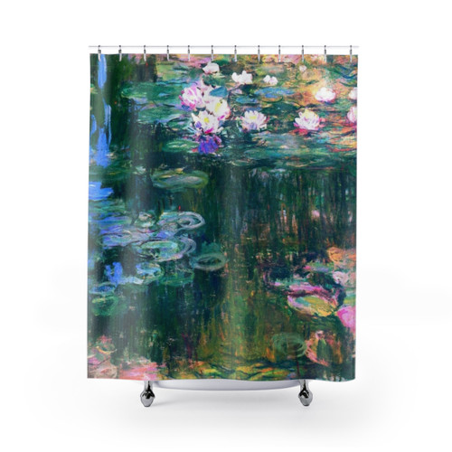 Monet's Water Lilies Shower Curtain