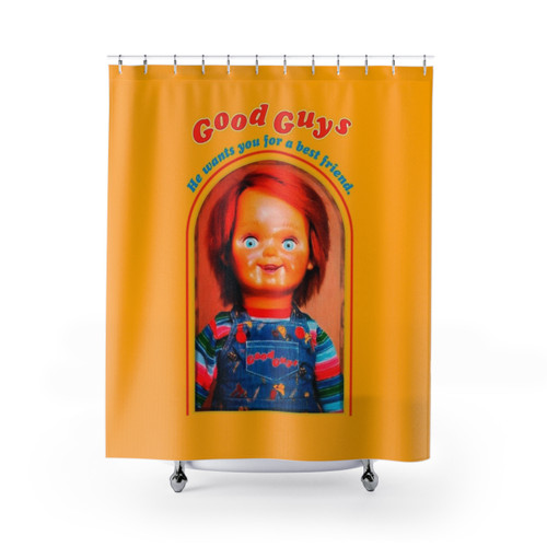 Chucky Retro Horror Movie Shower Curtains