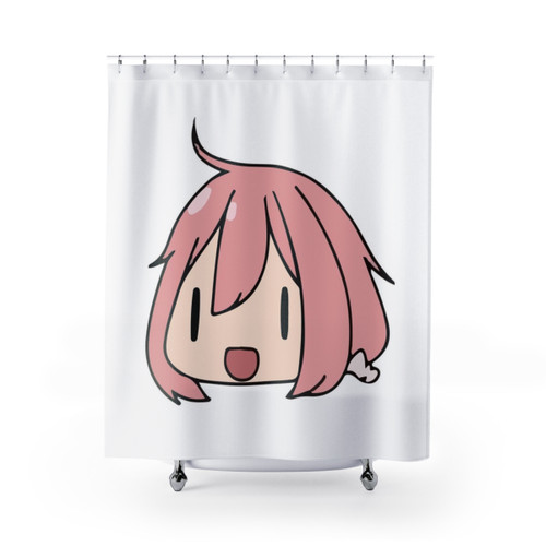 Yuru Camp Nadeshiko Kagamihara Shower Curtains