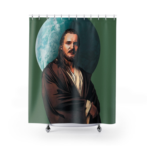 Force Warrior Classic Sci-Fi Themed Shower Curtain