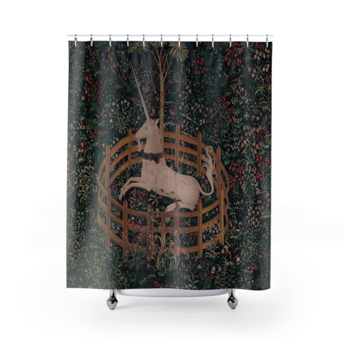 Unicorn Magical Animal Medieval Art Shower Curtain