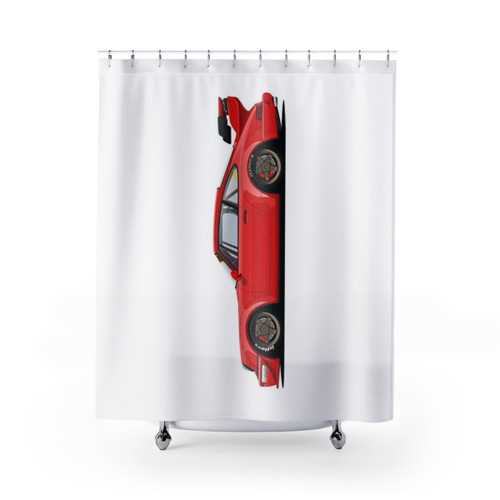 RWB 964 Shower Curtains - Automotive-Inspired Bathroom Decor