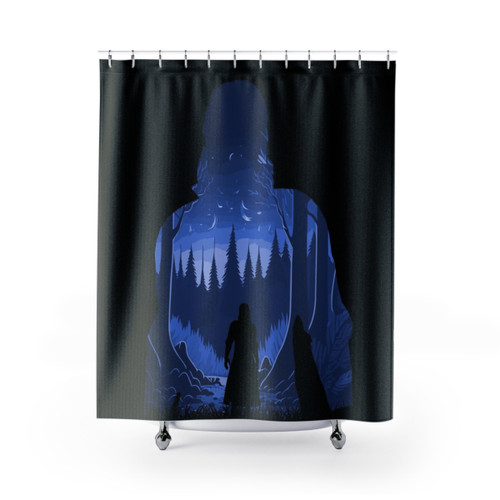 Baldurs Gate 3 Gale Negative Illusion Shower Curtain