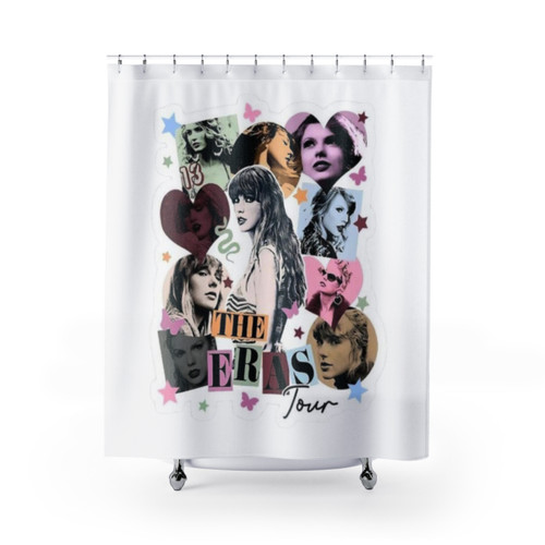The Eras Tour Shower Curtains for Taylor Swift Fans