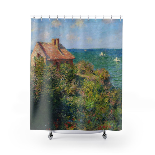 Monet Fisherman's Cottage Shower Curtains
