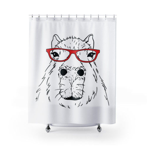 Capybara Shower Curtain