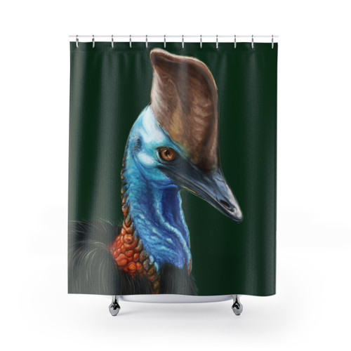Cassowary Shower Curtains