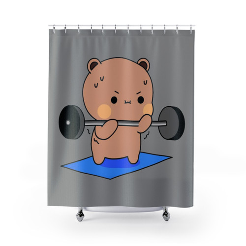 Panda Bear Cartoon Shower Curtain