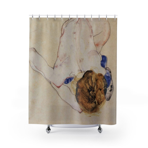 Egon Schiele Portrait of a Woman 1910 Shower Curtain