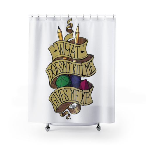 Dungeons & Dragons themed shower curtains for gamers