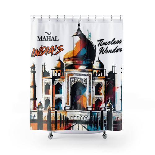 Taj Mahal Shower Curtains - Iconic India Landmark