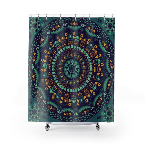 Ethnic Mandala Shower Curtain