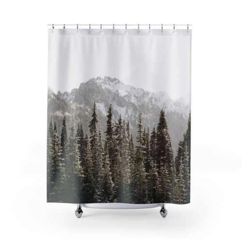 Mountain Forest Shower Curtain