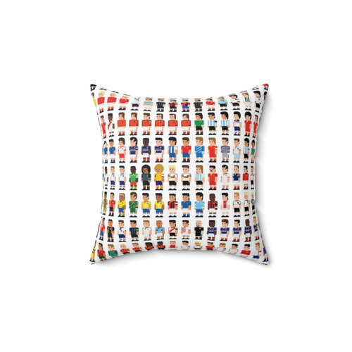 Soccer Legends Themed Decorative Pillow