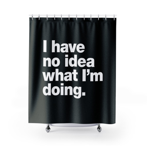 Funny shower curtains for the clueless adult