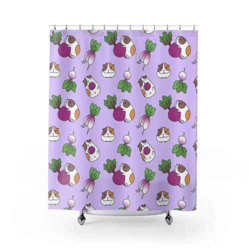 Cute Guinea Pig Pattern Shower Curtains
