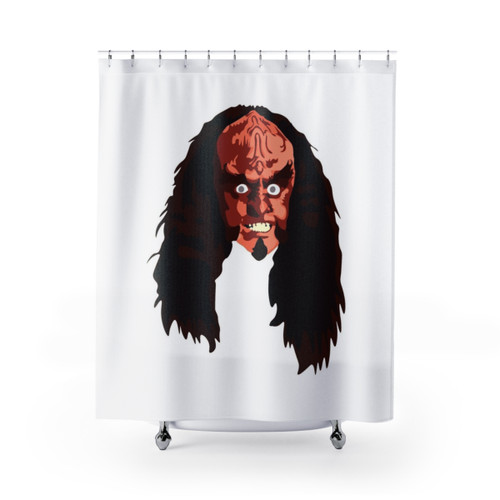 Klingon Gowron Eyes Shower Curtain