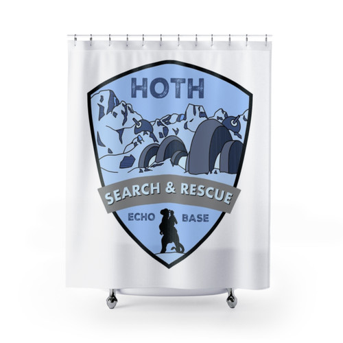 Search and Rescue Themed Shower Curtain