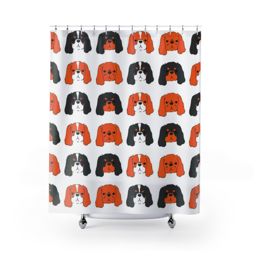 Cavalier King Charles Spaniel Shower Curtain