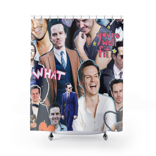 Andrew Scott Moriarty Shower Curtains
