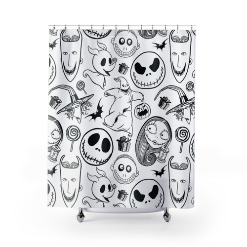 Nightmare Before Christmas Themed Shower Curtains