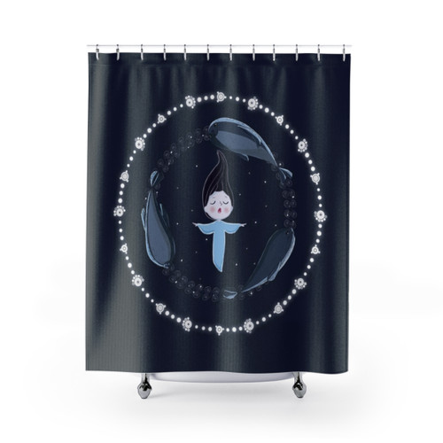 Song of the Sea Selkie and Seals Shower Curtain