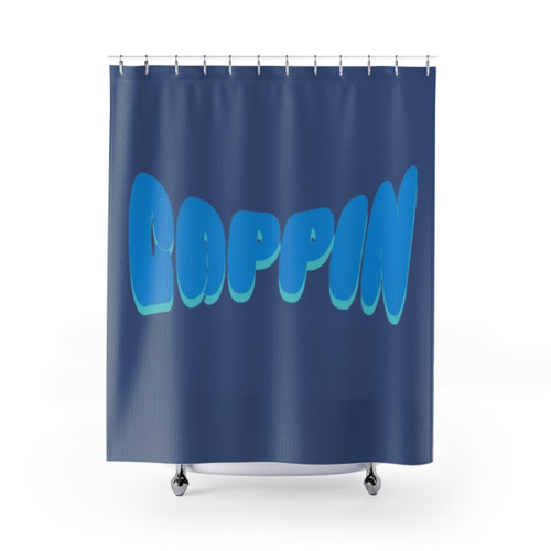 Funny Cappin Shower Curtains with Meme Design