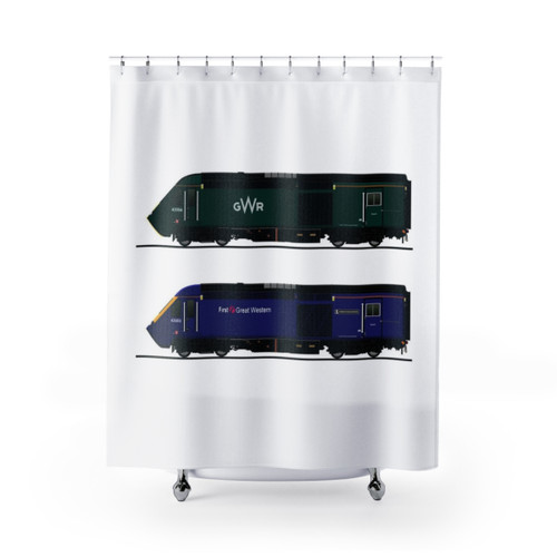 Intercity 125 HST Shower Curtains