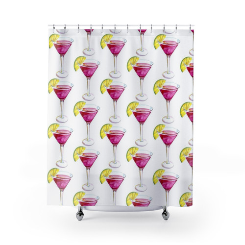 Cosmopolitan Cocktail Shower Curtains