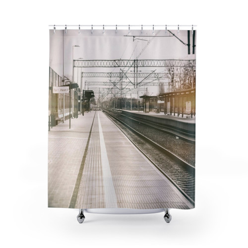 Street Photography Shower Curtain