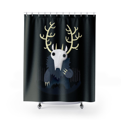 Spooky Wendigo Creature Shower Curtain