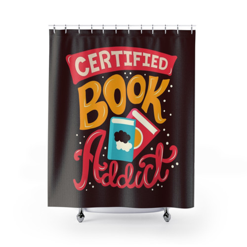 Certified Book Lover Shower Curtains